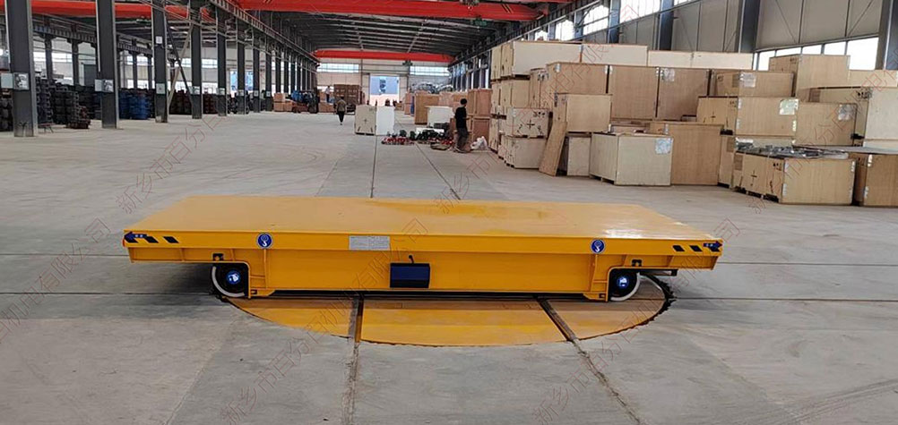 軌道平車和電動轉(zhuǎn)盤